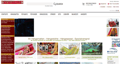 Desktop Screenshot of haengematten-versand.com