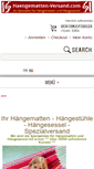 Mobile Screenshot of haengematten-versand.com